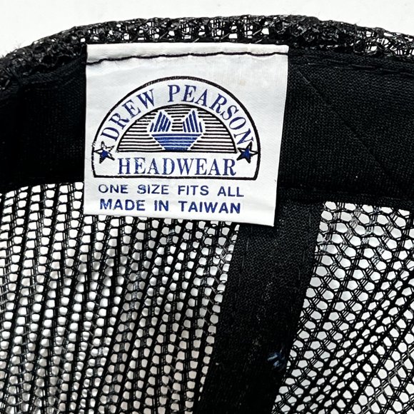 Drew Pearson Vintage Pittsburgh Pirates Baseball MLB Snapback Hat Black New Mesh - Picture 5 of 10